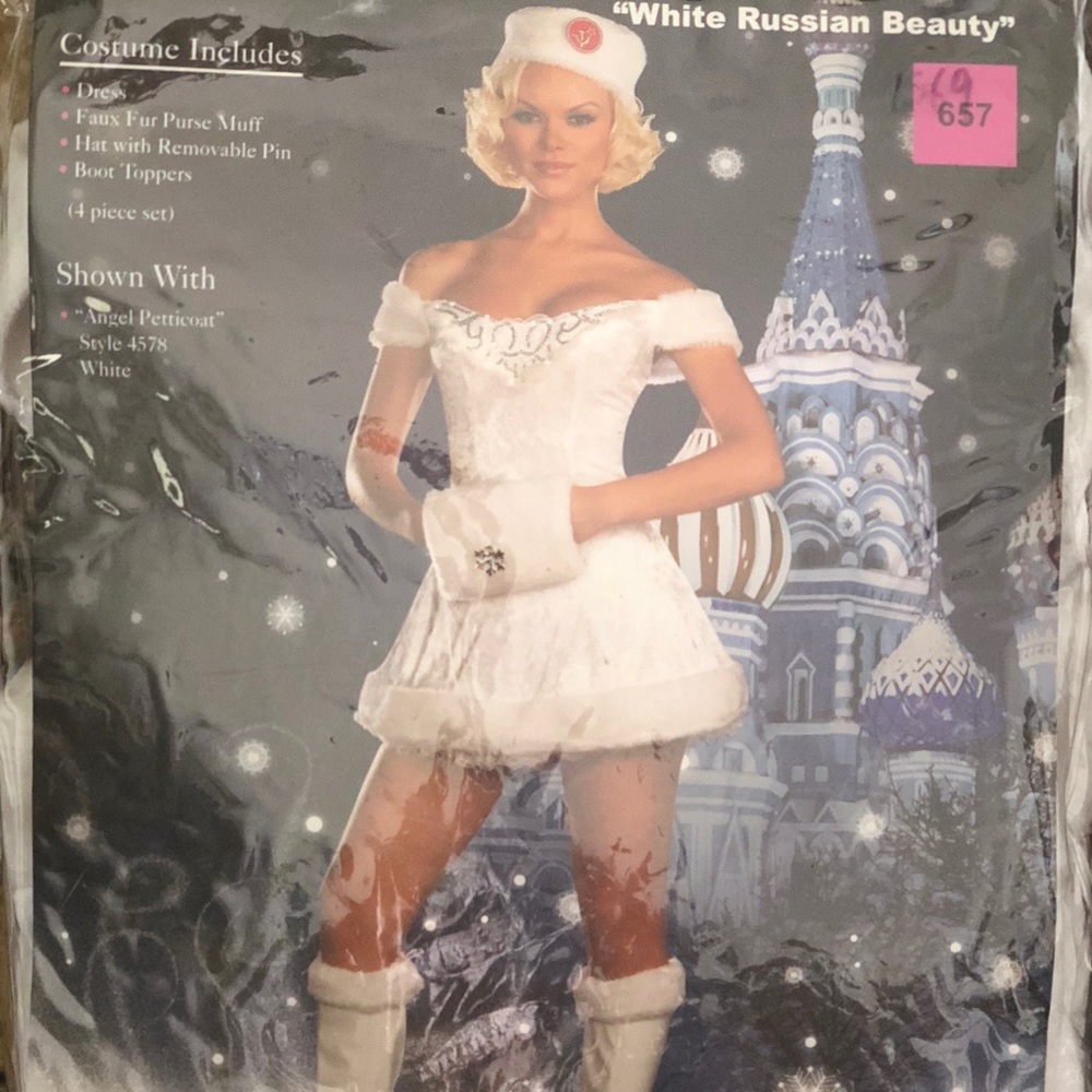 White Russian Beauty Costume